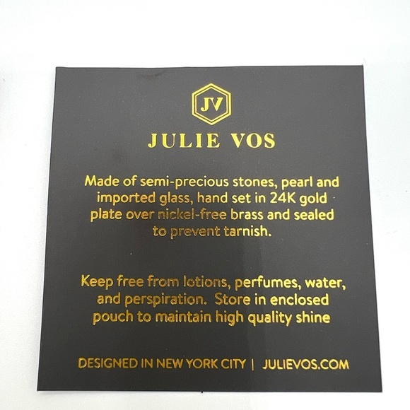 Julie Vos Iridescent Capri Blue Hinged Bangle Cuff Bracelet (retired design) - Picture 8 of 11